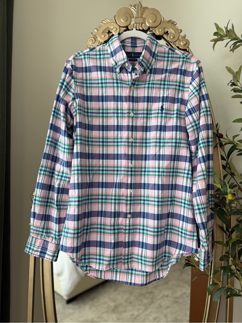 Polo by Ralph Lauren Men’s Plaid Button-Down Shirt